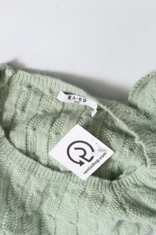 Γυναικείο πουλόβερ NA-KD, Μέγεθος XS, Χρώμα Πράσινο, Τιμή 2,51 €
