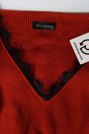 Дамски пуловер New Laviva, Размер L, Цвят Червен, Цена 87,00 лв.