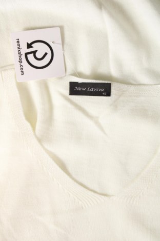 Дамски пуловер New Laviva, Размер M, Цвят Бял, Цена 21,75 лв.