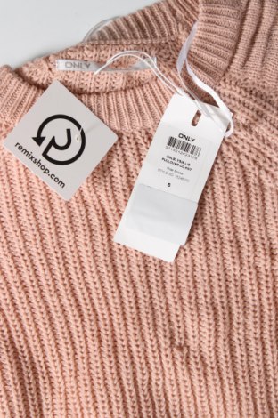 Дамски пуловер ONLY, Размер S, Цвят Розов, Цена 12,96 лв.