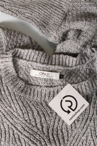 Дамски пуловер ONLY, Размер L, Цвят Сив, Цена 7,40 лв.