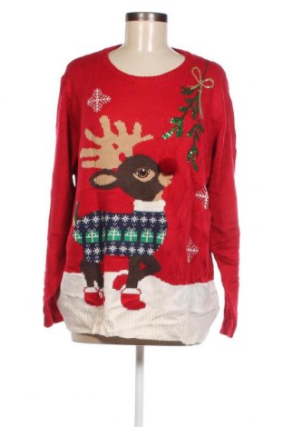 Дамски пуловер Paola, Размер XL, Цвят Червен, Цена 21,75 лв.