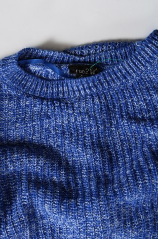 Дамски пуловер Rue 21, Размер M, Цвят Син, Цена 5,22 лв.