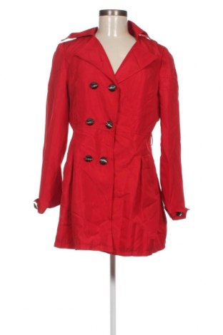 Damen Trench Coat, Größe L, Farbe Rot, Preis € 36,53
