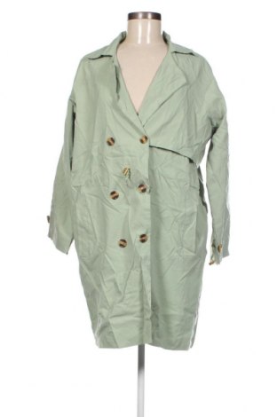 Damen Trenchcoat, Größe L, Farbe Grün, Preis 18,27 €