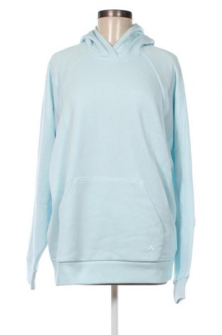 Γυναικείο φούτερ Adidas, Μέγεθος L, Χρώμα Μπλέ, Τιμή 34,18 €