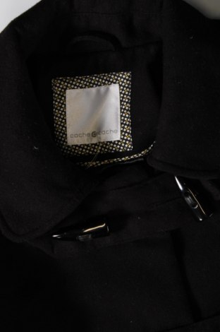 Γυναικείο παλτό Cache Cache, Μέγεθος M, Χρώμα Μαύρο, Τιμή 5,30 €