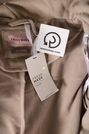 Γυναικείο παλτό Fresh Made, Μέγεθος XL, Χρώμα  Μπέζ, Τιμή 14,00 €