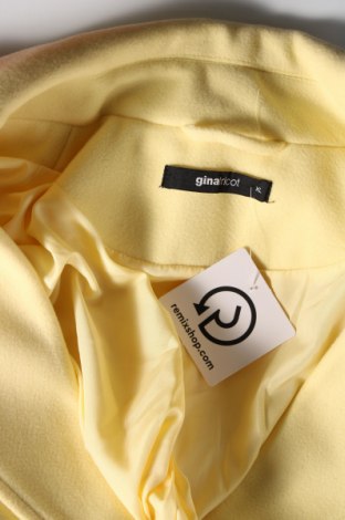 Γυναικείο παλτό Gina Tricot, Μέγεθος XL, Χρώμα Κίτρινο, Τιμή 23,60 €