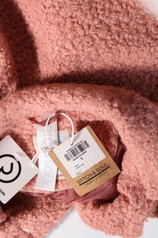 Dámsky kabát  Stitch & Soul, Veľkosť S, Farba Popolavo ružová, Cena  14,19 €
