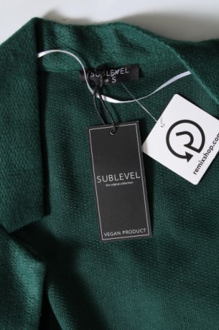 Дамско палто Sublevel, Размер S, Цвят Зелен, Цена 23,69 лв.