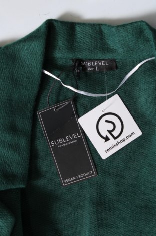 Дамско палто Sublevel, Размер L, Цвят Зелен, Цена 23,69 лв.