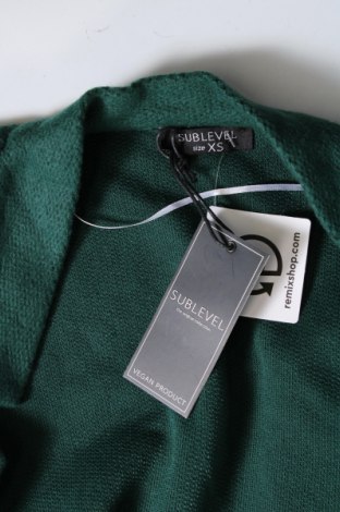 Dámský kabát  Sublevel, Velikost XS, Barva Zelená, Cena  328,00 Kč