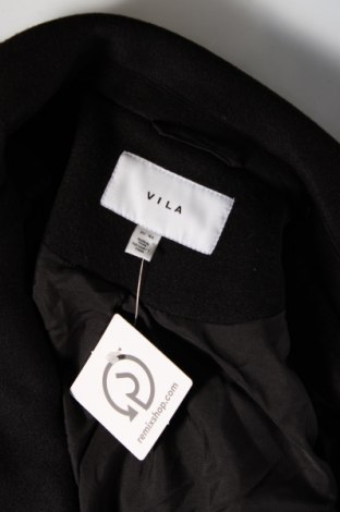 Γυναικείο παλτό VILA, Μέγεθος M, Χρώμα Μαύρο, Τιμή 25,65 €