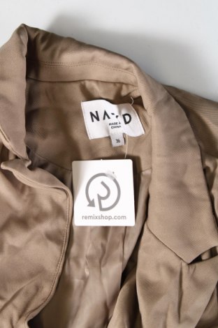 Дамско сако NA-KD, Размер S, Цвят Бежов, Цена 20,64 лв.