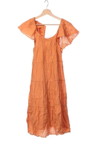 Детска рокля Zara, Размер 7-8y/ 128-134 см, Цвят Оранжев, Цена 59,00 лв.