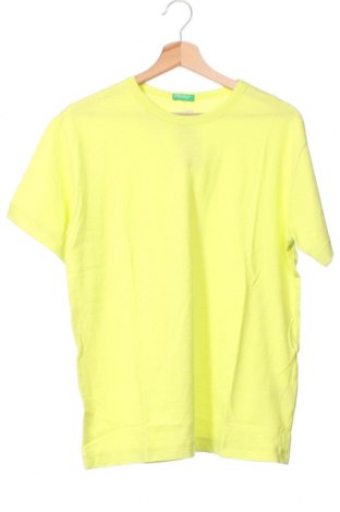 Παιδικό μπλουζάκι United Colors Of Benetton, Μέγεθος 14-15y/ 168-170 εκ., Χρώμα Κίτρινο, Τιμή 17,53 €