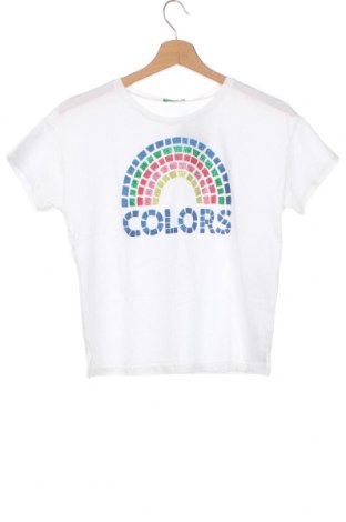 Παιδικό μπλουζάκι United Colors Of Benetton, Μέγεθος 12-13y/ 158-164 εκ., Χρώμα Λευκό, Τιμή 17,53 €
