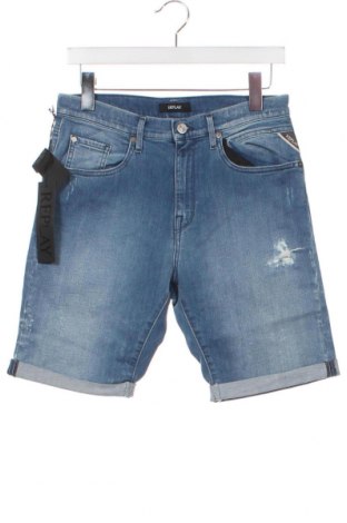 Pantaloni scurți pentru copii Replay, Mărime 13-14y/ 164-168 cm, Culoare Albastru, Preț 105,24 Lei