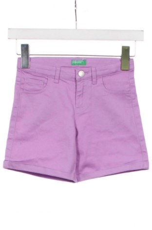 Детски къс панталон United Colors Of Benetton, Размер 6-7y/ 122-128 см, Цвят Лилав, Цена 39,00 лв.