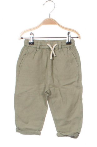 Детски панталон Zara, Размер 9-12m/ 74-80 см, Цвят Зелен, Цена 54,00 лв.