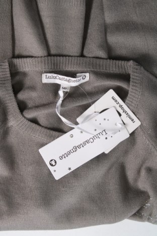 Детски пуловер LuluCastagnette, Размер 13-14y/ 164-168 см, Цвят Сив, Цена 59,00 лв.