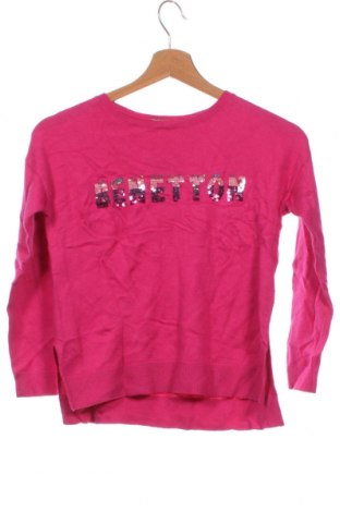 Παιδικό πουλόβερ United Colors Of Benetton, Μέγεθος 8-9y/ 134-140 εκ., Χρώμα Ρόζ , Τιμή 12,06 €