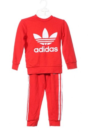 Детски спортен комплект Adidas Originals, Размер 5-6y/ 116-122 см, Цвят Червен, Цена 92,00 лв.