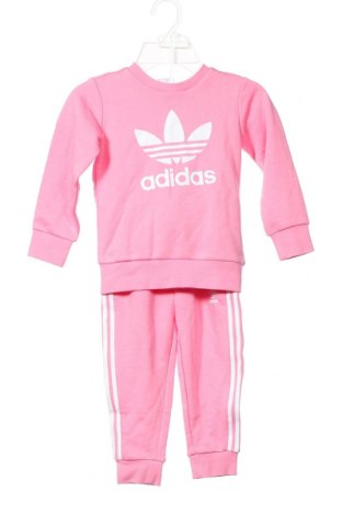 Kinder Trainingsanzug Adidas Originals, Größe 2-3y/ 98-104 cm, Farbe Rosa, Preis 51,03 €