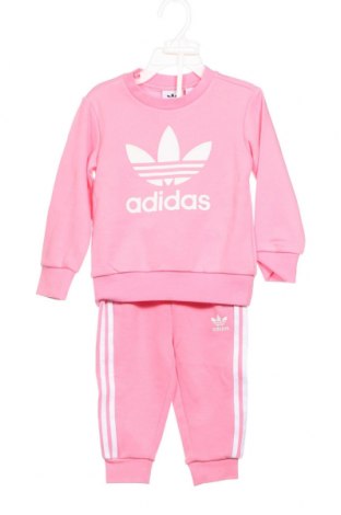 Kinder Trainingsanzug Adidas Originals, Größe 2-3y/ 98-104 cm, Farbe Rosa, Preis 56,19 €