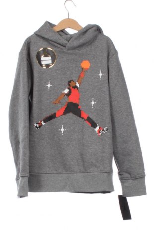 Детски суичър Air Jordan Nike, Размер 11-12y/ 152-158 см, Цвят Сив, Цена 94,00 лв.