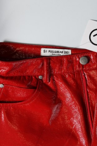 Lederrock Pull&Bear, Größe S, Farbe Rot, Preis € 20,18