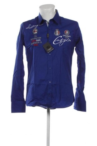 Ανδρικό πουκάμισο Cipo & Baxx, Μέγεθος M, Χρώμα Μπλέ, Τιμή 5,43 €