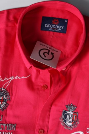 Pánska košeľa  Cipo & Baxx, Veľkosť M, Farba Ružová, Cena  4,73 €