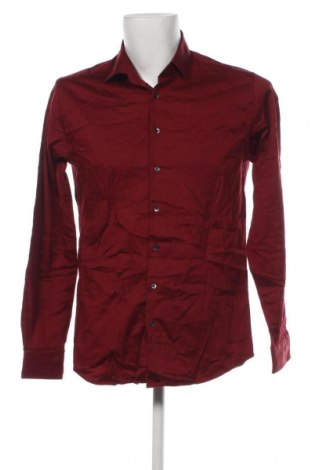 Ανδρικό πουκάμισο Dressmann, Μέγεθος L, Χρώμα Κόκκινο, Τιμή 10,40 €