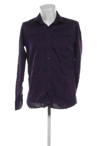 Ανδρικό πουκάμισο Dressmann, Μέγεθος M, Χρώμα Βιολετί, Τιμή 9,65 €