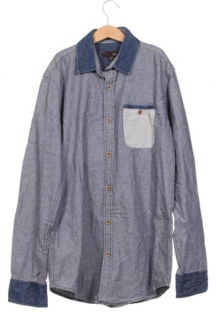 Ανδρικό πουκάμισο Jbc, Μέγεθος S, Χρώμα Μπλέ, Τιμή 2,15 €