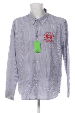 Мъжка риза La Martina, Размер XXL, Цвят Син, Цена 150,00 лв.