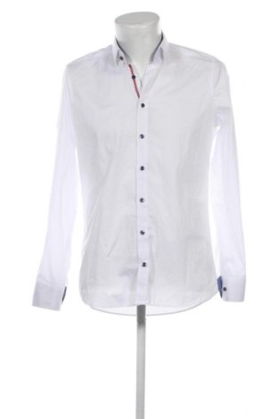 Ανδρικό πουκάμισο Olymp, Μέγεθος M, Χρώμα Λευκό, Τιμή 60,31 €