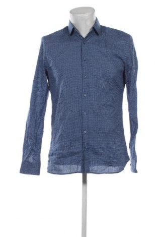 Ανδρικό πουκάμισο Olymp, Μέγεθος M, Χρώμα Μπλέ, Τιμή 16,88 €