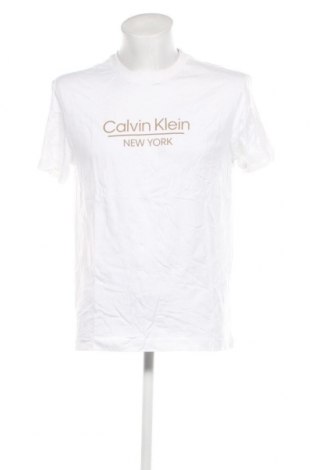 Tricou de bărbați Calvin Klein, Mărime L, Culoare Alb, Preț 207,24 Lei