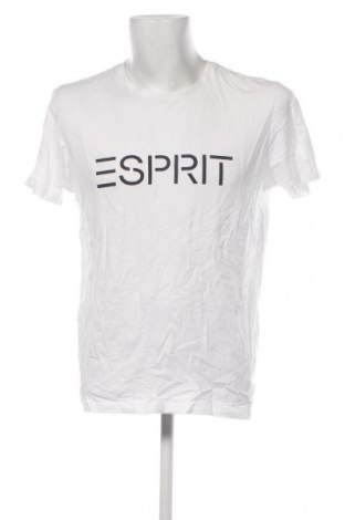 Мъжка тениска Esprit, Размер L, Цвят Бял, Цена 18,85 лв.