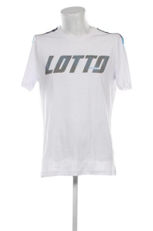 Мъжка тениска Lotto, Размер XL, Цвят Бял, Цена 18,85 лв.