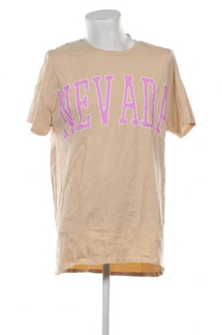 Ανδρικό t-shirt Pieces, Μέγεθος L, Χρώμα  Μπέζ, Τιμή 6,26 €