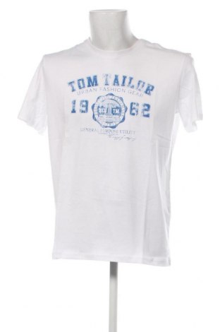 Ανδρικό t-shirt Tom Tailor, Μέγεθος L, Χρώμα Λευκό, Τιμή 9,72 €