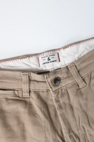 Ανδρικό παντελόνι Jack & Jones, Μέγεθος S, Χρώμα  Μπέζ, Τιμή 6,76 €