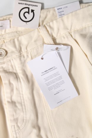 Pantaloni de bărbați Knowledge Cotton Apparel, Mărime L, Culoare Ecru, Preț 434,21 Lei