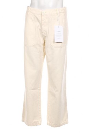 Мъжки панталон Knowledge Cotton Apparel, Размер L, Цвят Екрю, Цена 11,88 лв.
