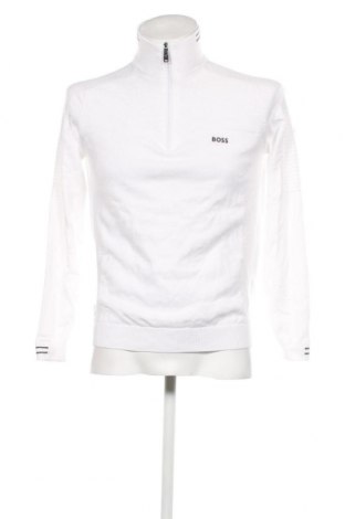 Męski sweter Boss Green, Rozmiar M, Kolor Biały, Cena 623,72 zł