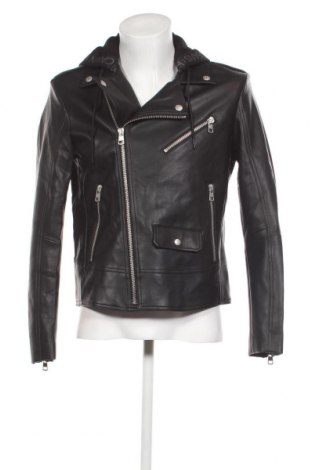 Ανδρικό δερμάτινο μπουφάν Calvin Klein Jeans, Μέγεθος M, Χρώμα Μαύρο, Τιμή 91,47 €